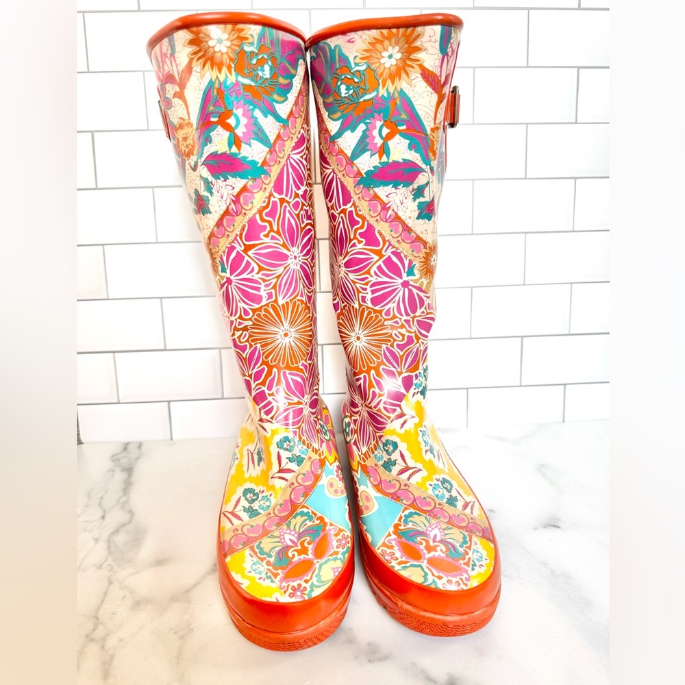 Sperry Top-Sider Patterned Rain Boots - Picture 4 of 10